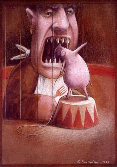 Pawel Kuczynski Drawings 71.sized  385x550 Философский арт от Pawel Kuczynski