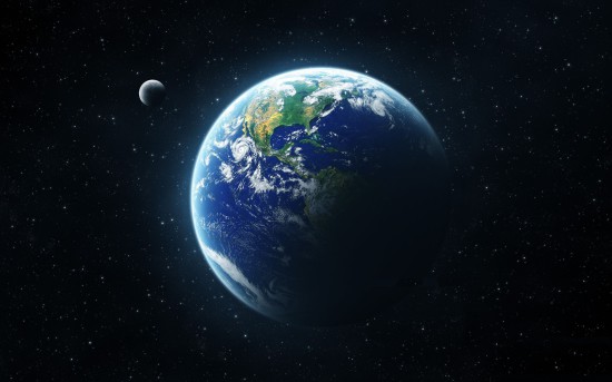 earth and moon from space 550x343 Люди! Это было бы смешно, если б не было так грустно...