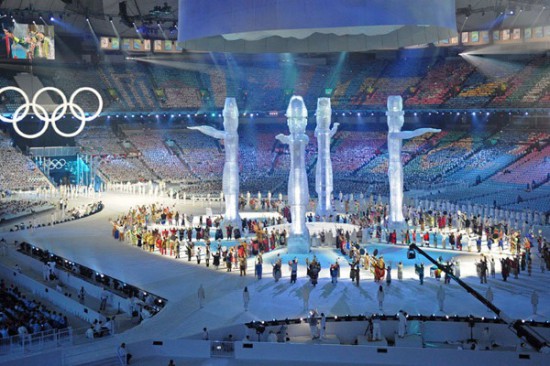 winter olympics vancouver opening03 550x366 Ванкувер