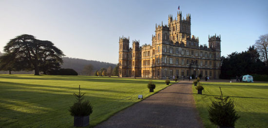 highclere castle 45357468 550x264 Настоящие замки Британии (2)